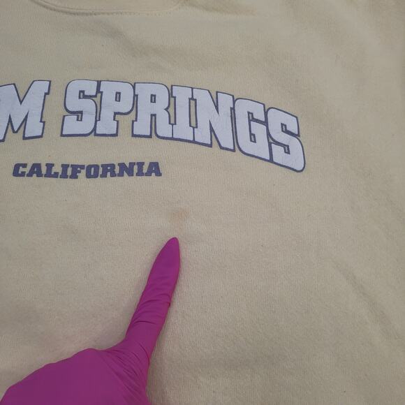 Vintage LEE Palm-Springs Sweatshirt Womens Medium 21x24 Baggy - Picture 2 of 13